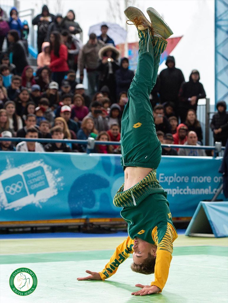 Jordan Smith the first Bboy to represent South Africa at the 2018 Youth Olympic Games - Breaking For Gold
