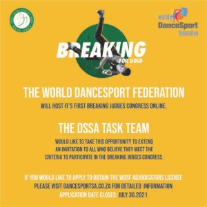 World DanceSport Federation to host first Breaking Judges Congress online. Final