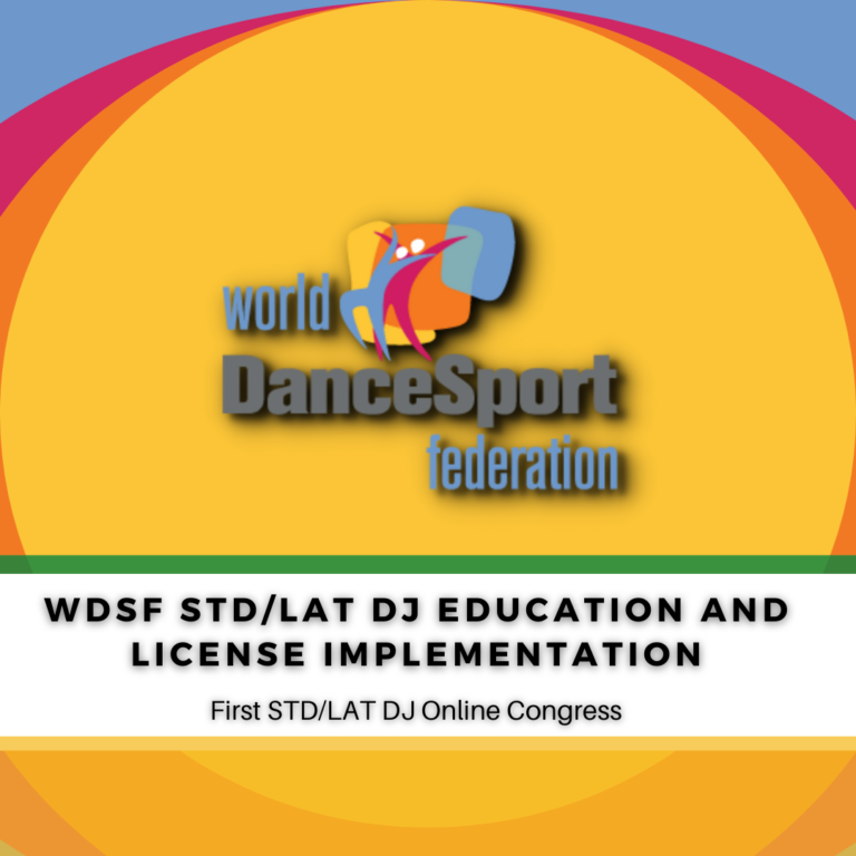 Read more about the article WDSF STD / LAT DJ Education and License implementation from Jan 1st 2022