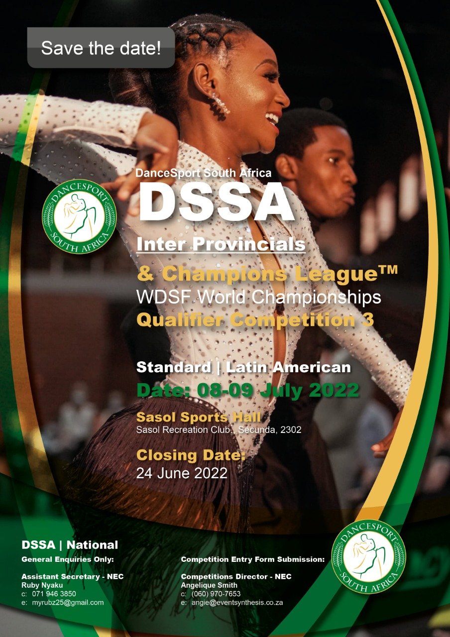 You are currently viewing DSSA Inter Provincials & Champions League (TM) – Standard | Latin American on the 8 – 9 July 2022