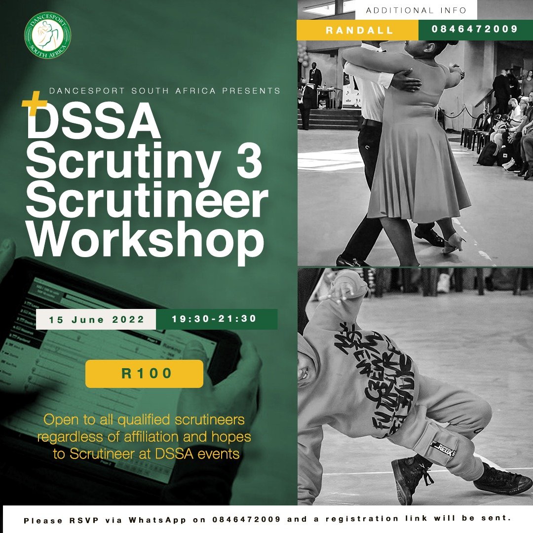 You are currently viewing DSSA Scrutiny 3 Scrutineer Workshop on the 15th of June 2022