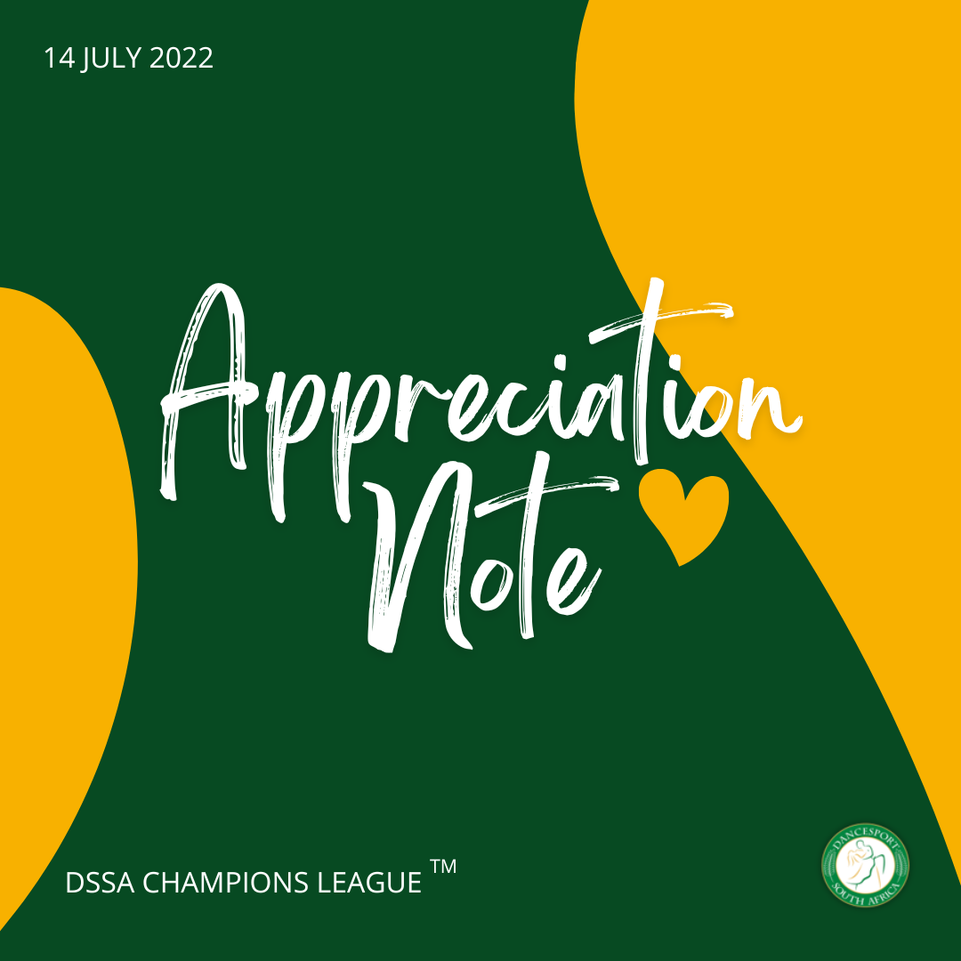 You are currently viewing APPRECIATION NOTE TO DSSA INTER-PROVINCIAL CHAMPIONSHIP PARTICIPANTS